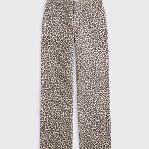 Leopard Print Curve Love High Rise 90s Relaxed Jean Size 26P